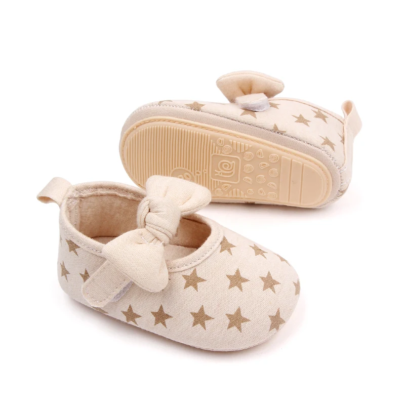 High Quality Soft Cotton Anti-slip Baby Newborn Girl Shoes Walking Baby Shoes details