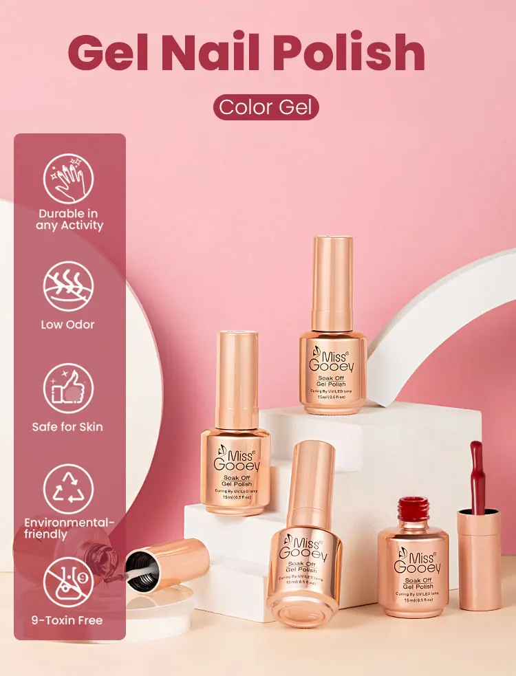 New Trend 15ml Pure Glitter Gel Nail Polish 308 Colors Nail Gel Lasting