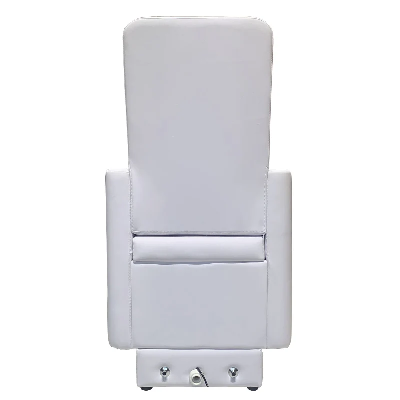 White/Black Stylish Pedicure Tub W/Discharge Pump & Pipe-less Pedicure Chair Whirlpool System Pedicure Spa