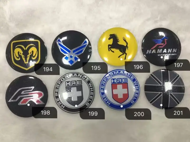 58 мм Крышка центральной крышки колеса автомобиля 3D переводная