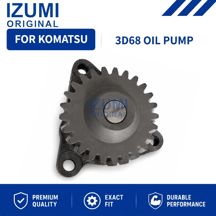 IZUMI ORIGINAL 3D68 Oil Pump diesel engine parts for Komatsu