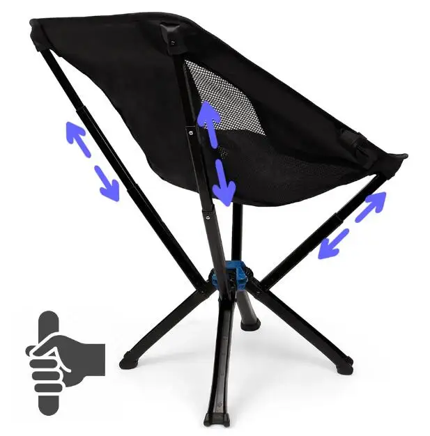 Portable High Quality Modern design Foldable Camping Chair Aluminum Alloy Outdoor fishing chair or park use details