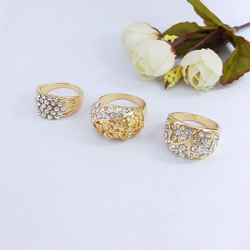 Wholesale Hot Selling Male Ring Vintage Luxury Diamond Ring Geometric ...