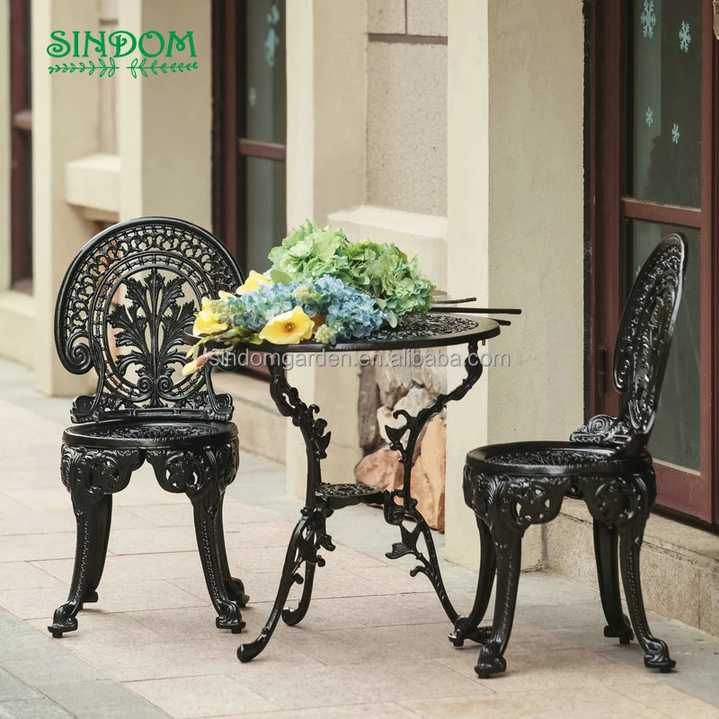 antique iron garden chairs
