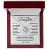 Collana in argento con scatola luminosa C Card
