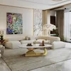 Gold+White + Faux Marble + Stainless Steel + Sled