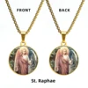 Gold-ROUND pendant