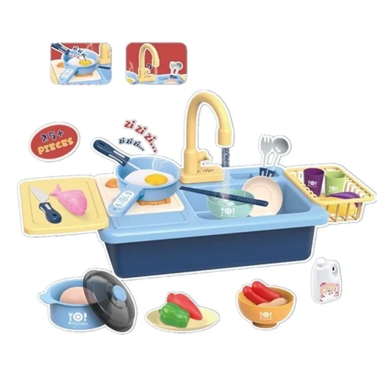 電気キッチン洗濯おもちゃ蛇口再循環水ふり遊びおもちゃセットキッチンツール付き Buy 豊富なアクセサリー サプライズプレイハウスのおもちゃ スイベルの循環水出力 Product On Alibaba Com