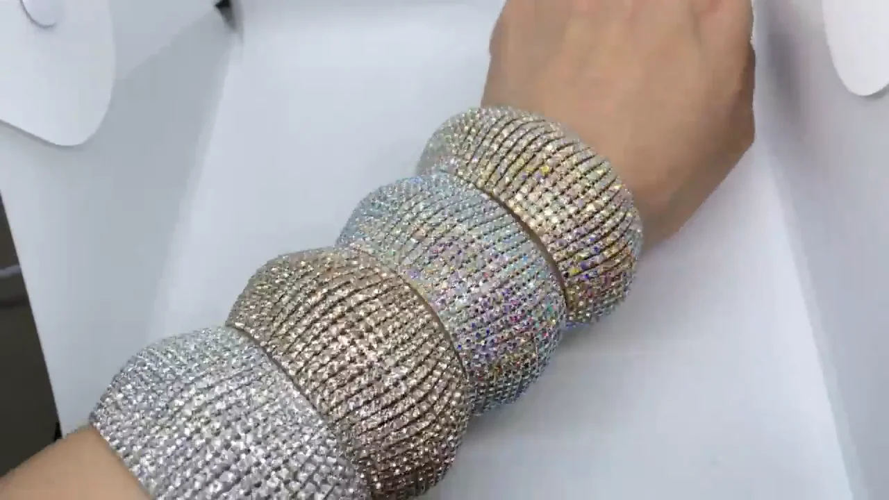 big rhinestone bracelets