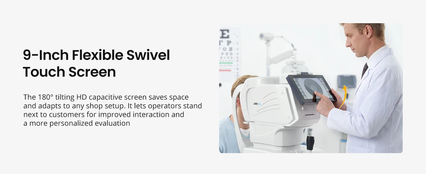 CE Approved Optometry Instruments Automatic Refractometer with Keratometer ARK-X High Accuracy Eye Test