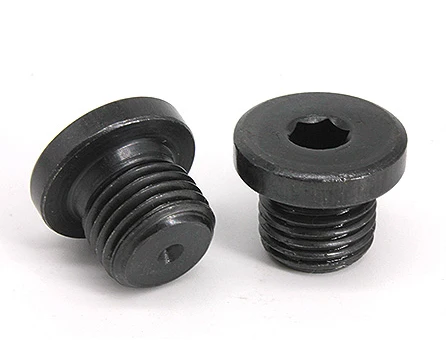DIN908 40mm Steel Hex Socket Head Screw Plugs Internal Drive Metric Measurement System