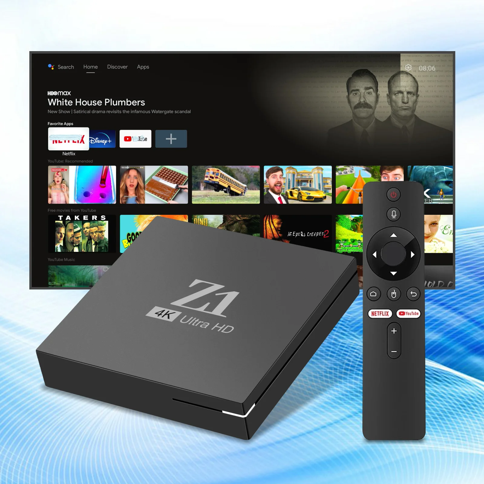 4K Android TV ボックス 4K 10箱セット Android TV Box 11.0 - Smart Media Player with 4K HDR