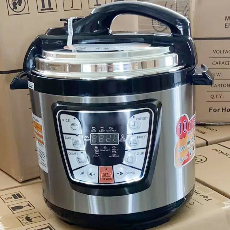 Kichan for Tefal Clipso 6-Liter Pressure Cooker Easy  3Kg Rice Cooker with Aluminum Inner Pot for Meat Air Fryer Programmer US