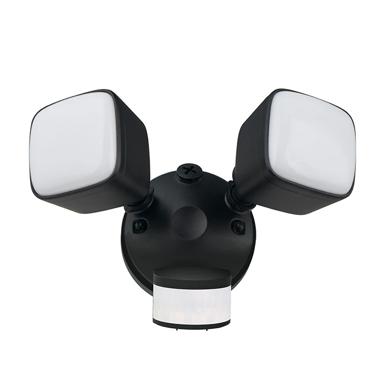 Modern Outdoor Led Three Adjustable Head Security Motion Sensor Light ...