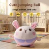 Pelota saltarina recargable con diseño de conejo - Cable USB sin conector.