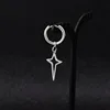 E064-Silver 2 Hoop Earring (For Pierced Ears, 1 Piece)