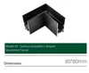 Model 35 Visible L-shaped corner fixture.