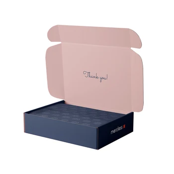 Wholesale  logo Custom Thicken Carton Cardboard Delivery Paper Cardboard Gift Box With Custom Logo Mailing Shipping Box
