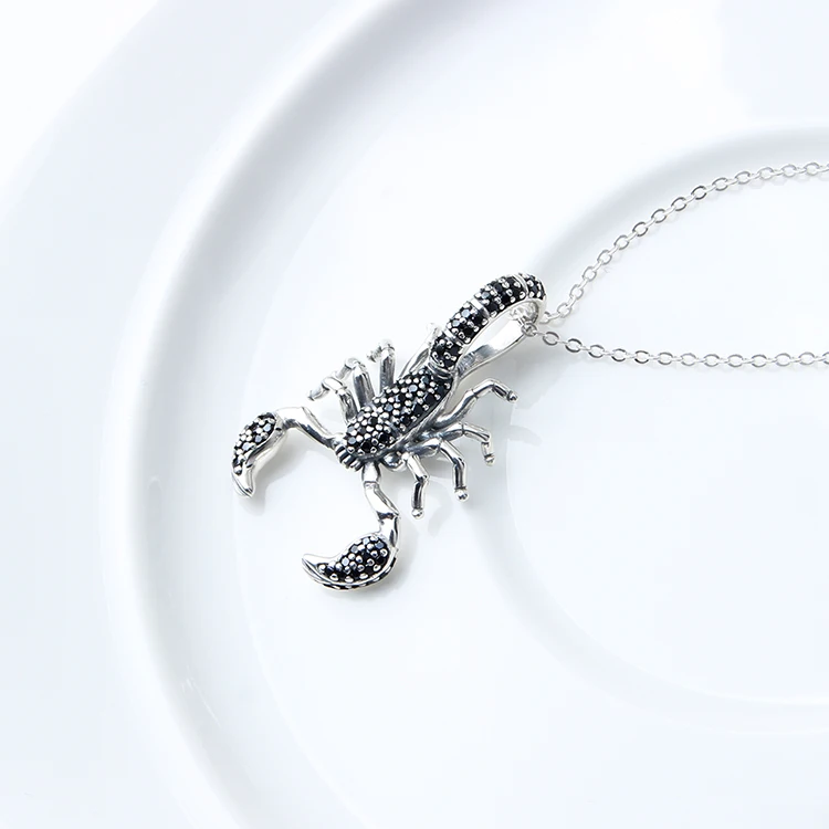 Hotsell 925 Sterling Silver scorpion necklace