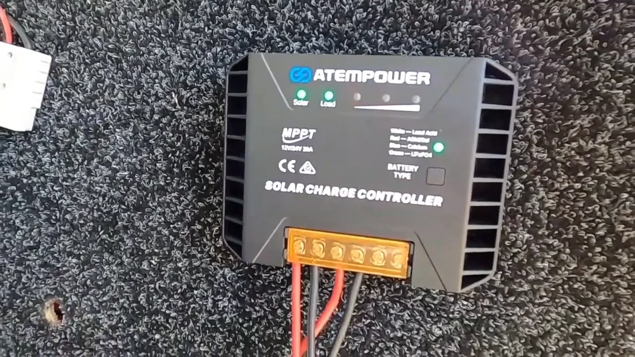 Atem Power 12v 24v 20a Mppt Controller Camping Solar Charge Mppt