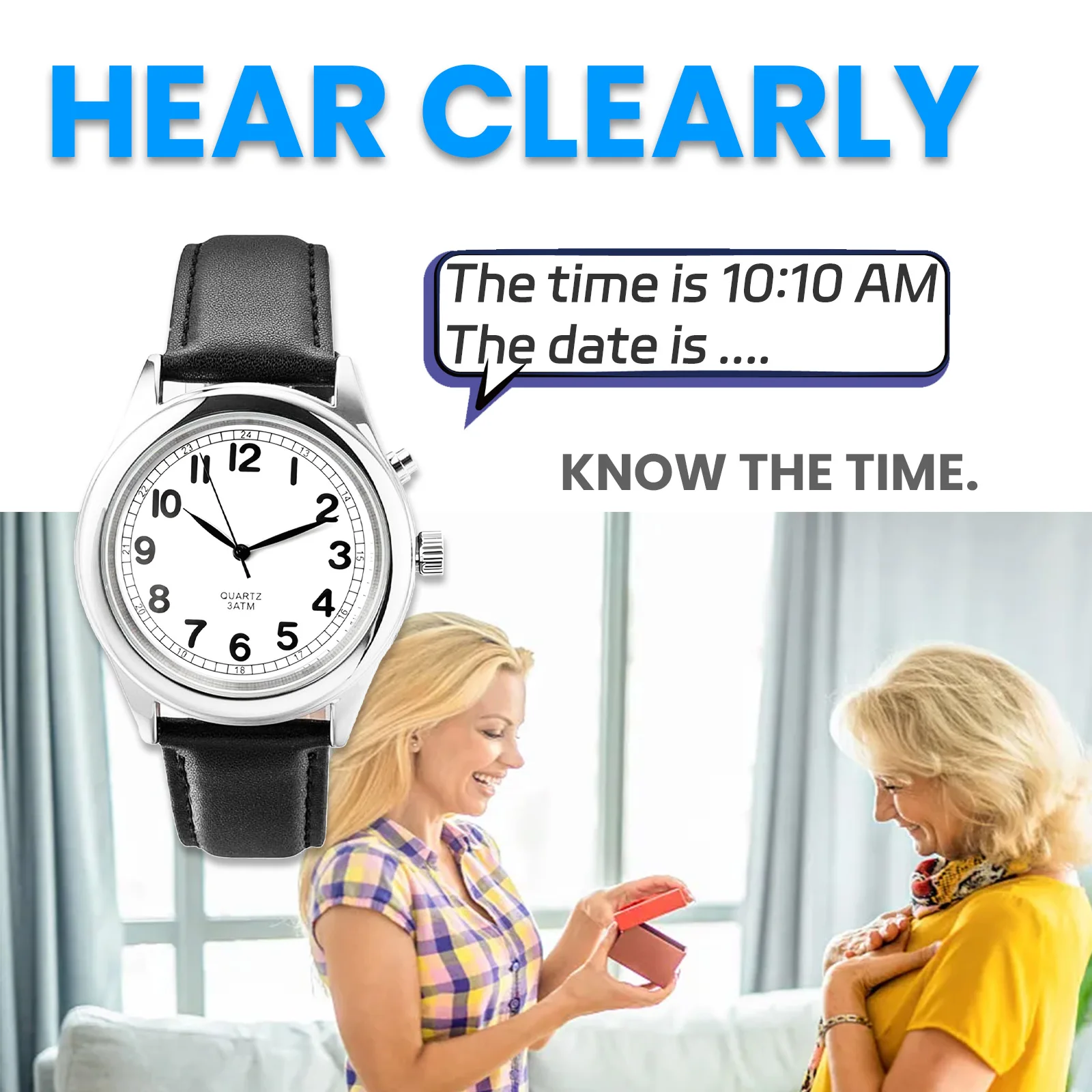 Alibaba.com: Maujoy TK8867 Talking Analog Watch, clear voice 