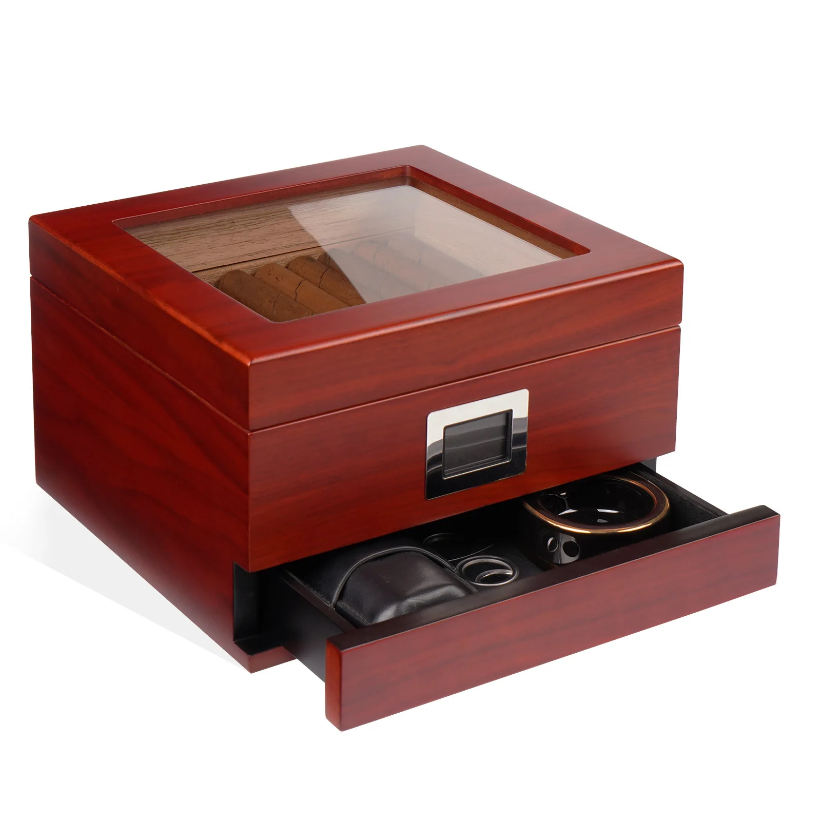 Source Wholesale OEM cigar storage box humidor of plastic material