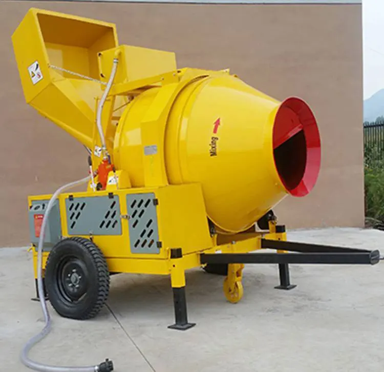 Professional 400l Concrete Mixer Self Loading Mixture Used Concrete