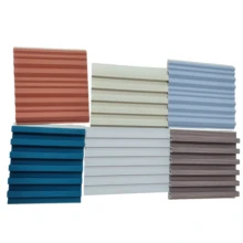 Modern Residential Caravan Prefabricated House Waterproof and Fireproof WPC Wood Plastic Composite Wall Panelings Used