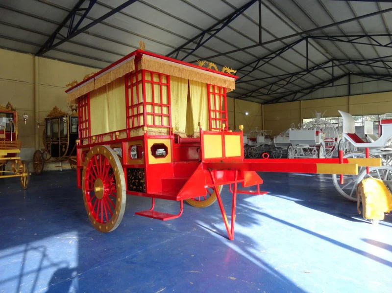 馬車中国メーカー最も古いスタイル木製馬車/古代馬車博物館/二輪