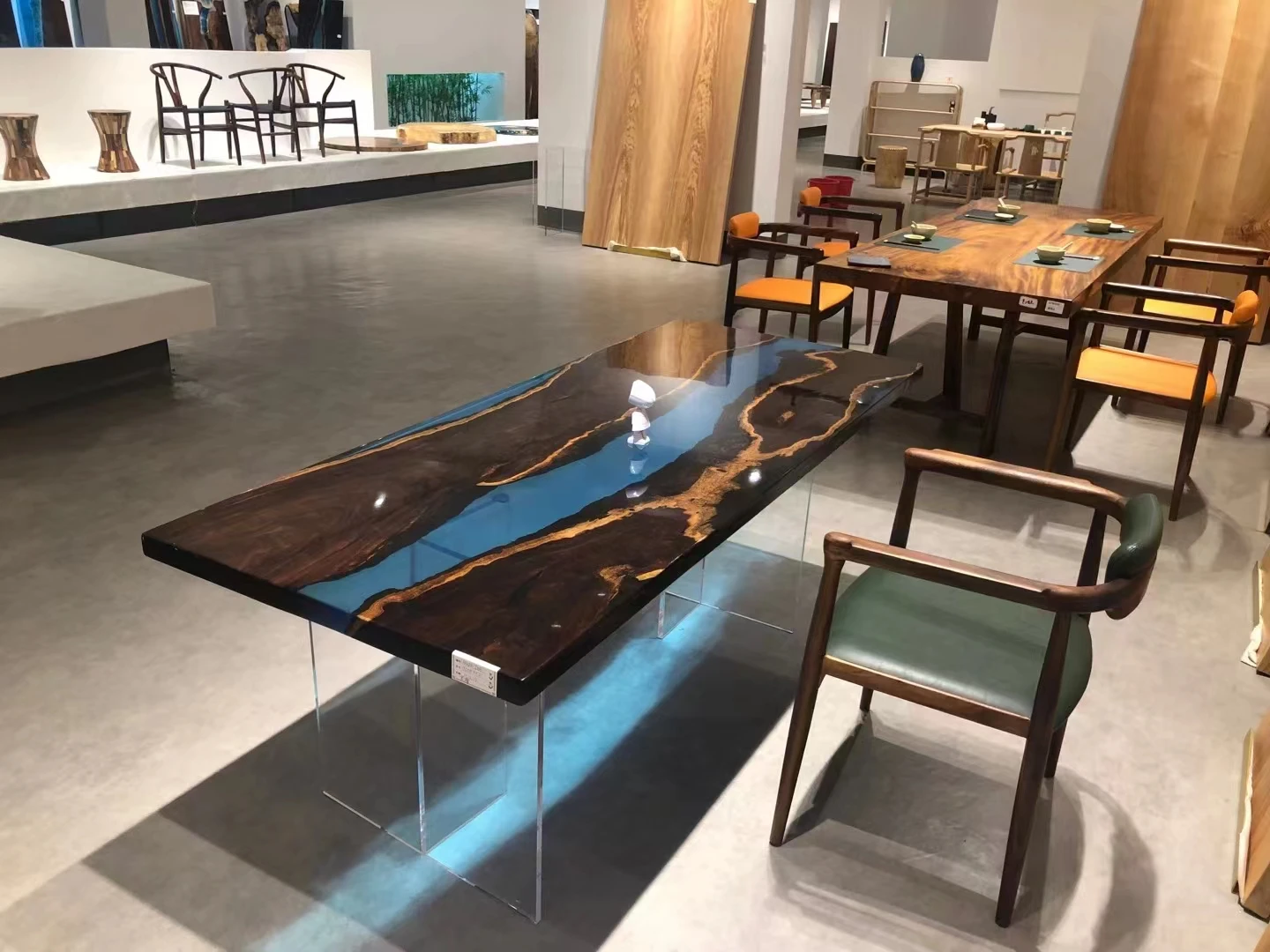 Plateau de loupe de charme idéal pour table rivière résine époxy