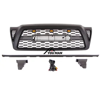 Car Front Bumper Grills With LED Hot Sale In US For TOYOTA 2005-2011 Year Grills For TOYOTA TACOMA