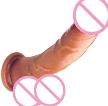 7.7 inch Silicone Dildo with Suction Cup for Beginner Realistic Suction Dildo G Spot Dildo