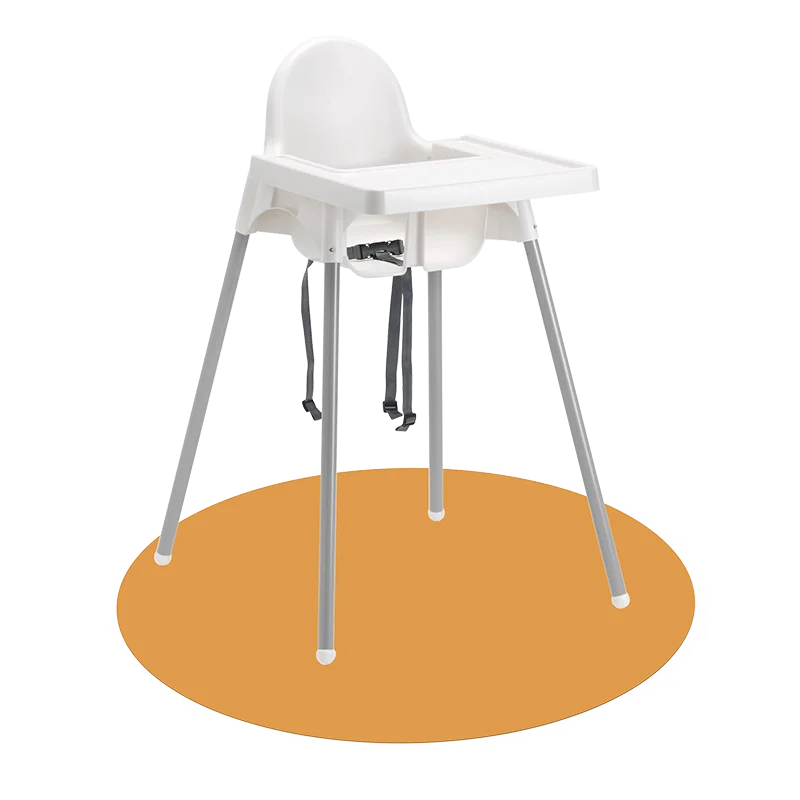 2in1 Waterproof Baby Splat Mat For Under High Chair Large Nonslip