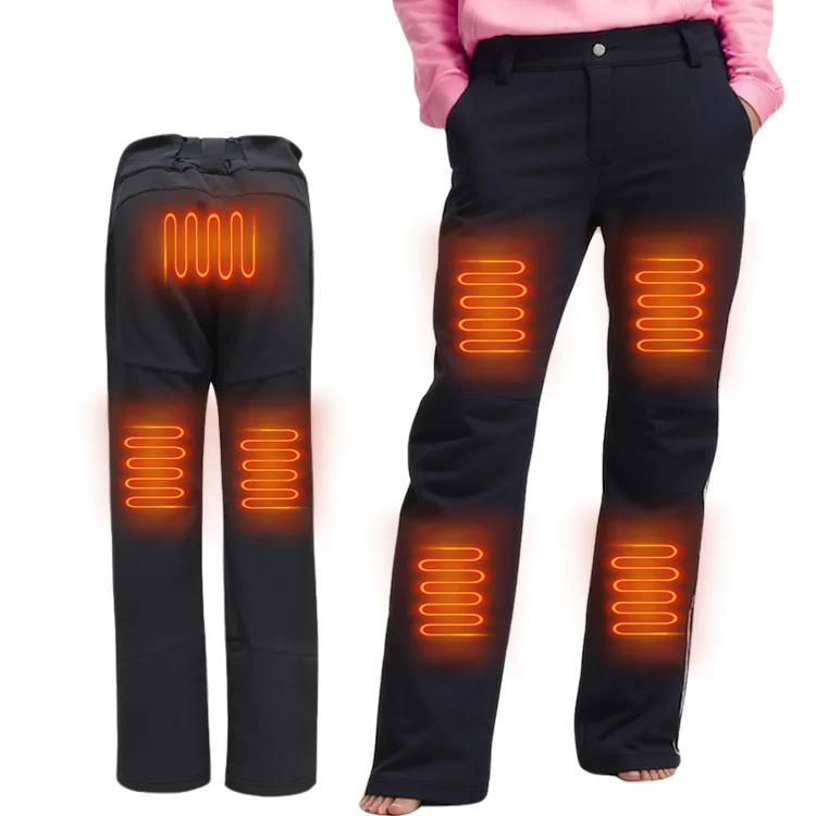 Men's Customizable Zippered Heated Pants USB Winter Blanket Reactive Heated Long Johns