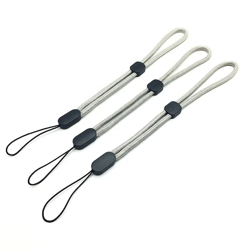 Short Lanyard With a Loop for Cellphone Camera Keychain Bottle Pouch Badge Etc, Mobile Phone Promotional Polyester Lanyard Strap