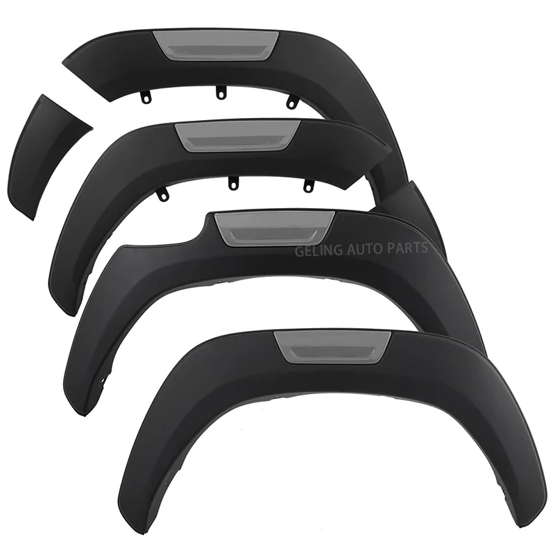 Auto Accessories Body Kits Over  Matte Black Fender Flares Wheel Arches for Toyota Hilux Revo ROCCO 2021 2020 2022 2023 2024