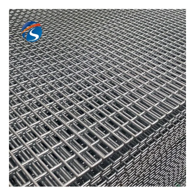 Galvanized Gabion Retaining Wall 2 Meters Tall Welded Gabion Mesh Gabion Basket Fence