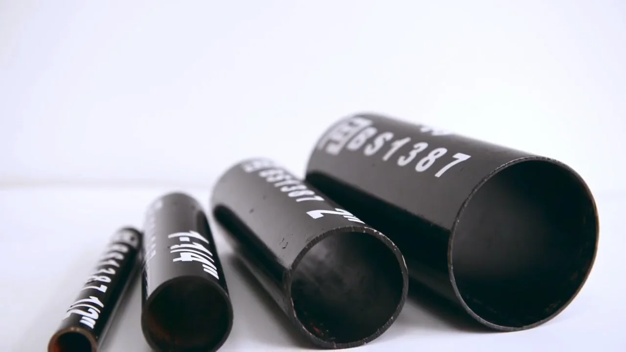 Stpy 400 Carbon Steel Pipe ! 4.5mm 4.75mm Erw Weld Black Steel Pipe