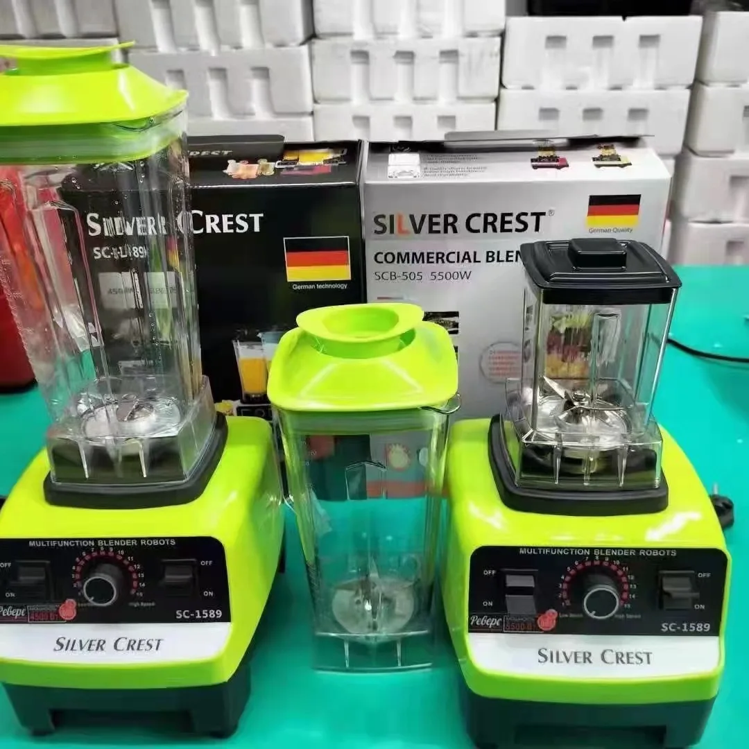5500W Multifunction Blender for Smoothies, Ice Crush, Soup 6 Blade Stainless Steel Jar, Perfect Kitchen Assistant
