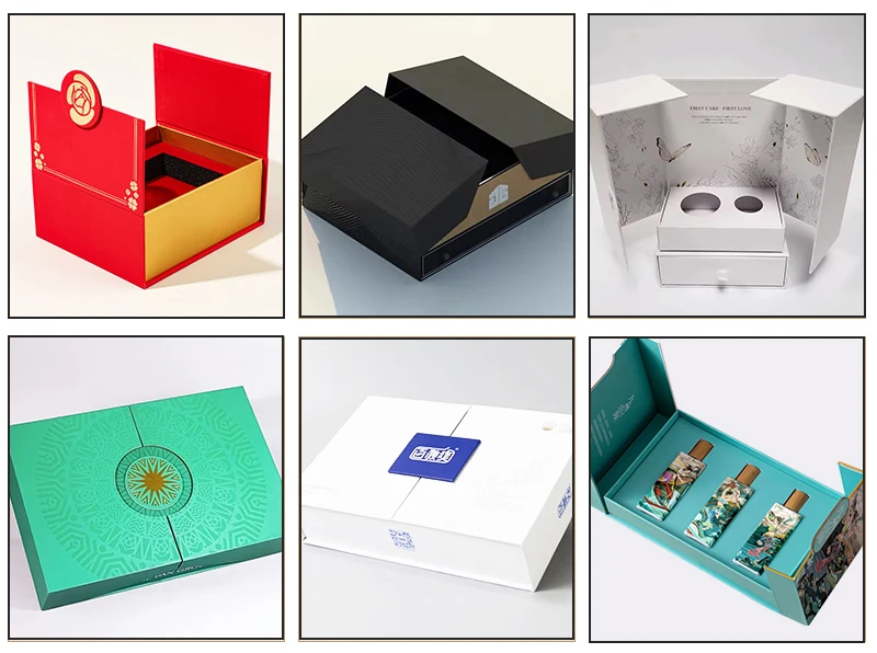 Custom Logo Cardboard Paper Hard Rigid Magnet Box Packaging