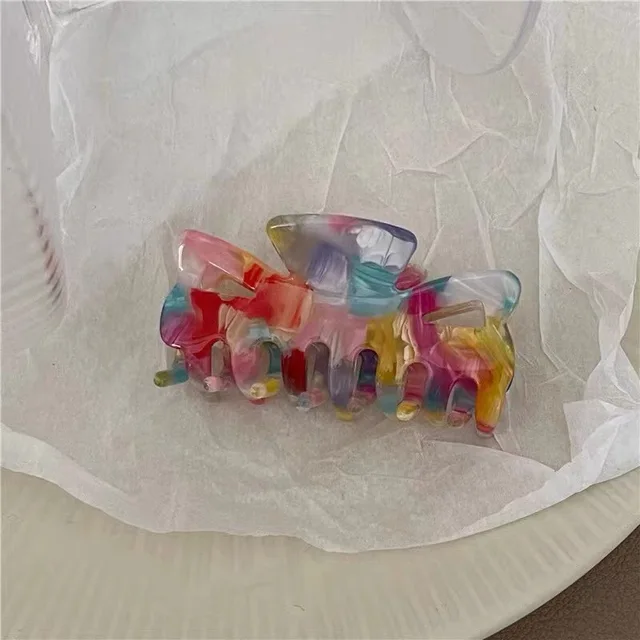 Yomo 2024 Wholesale Colorful Acetate Hair Claw Clips For Women