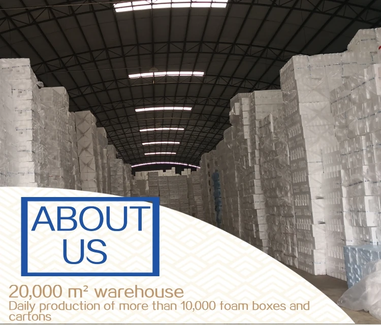 styrofoam shipping carton