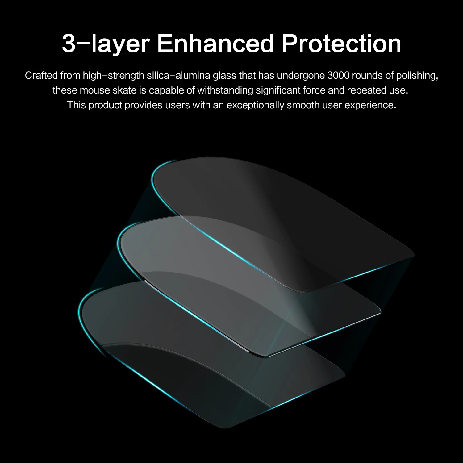 Glasses Mouse Skates for Logitech G PRO X Superlight 2 / Wireless the Fastest Smoothest and Most Durable Mouse Stickers