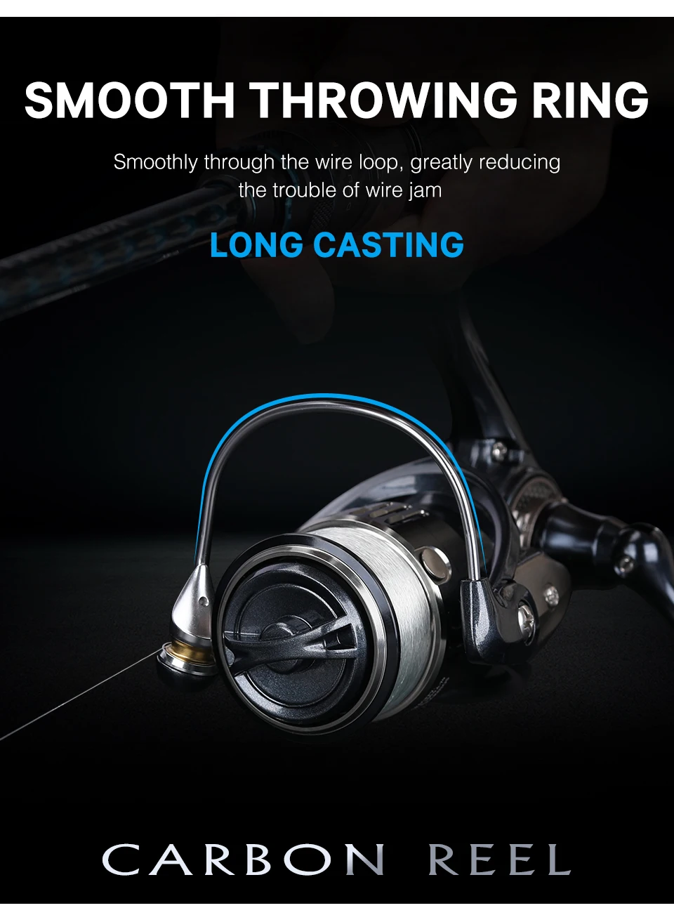 TSURINOYA Ultra Light 155g Bait Finesse Carbon Spinning Fishing Reel RANGER  800 1000S Small Shallow Spool Trout Fishing Wheel