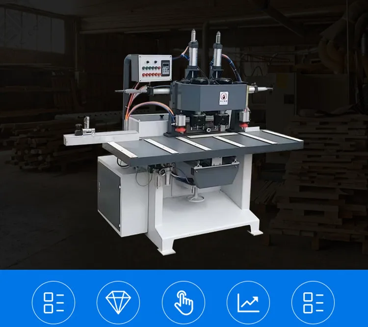 Cnc Door Lock Hole Drilling Door Hole Slotting Machine Lock Hole