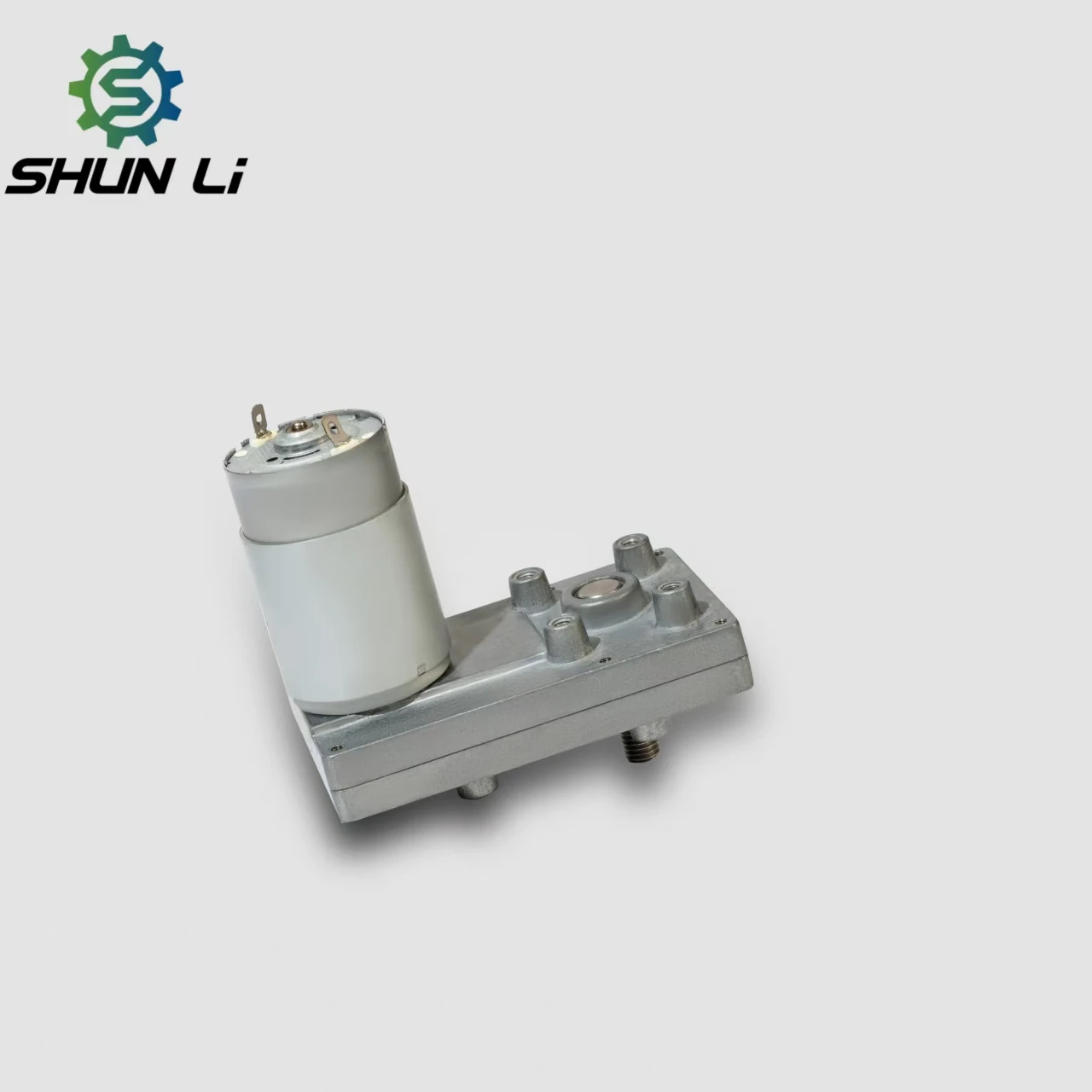 square Gearbox 100mm with 555 Dc 12v 24v Encoder Gear Motor