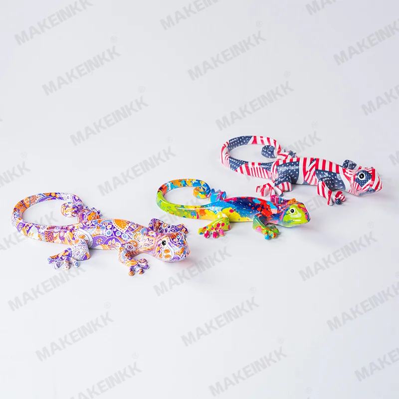 Customized 3D Resin Gecko Fridge Magnet - Wholesale Tourism Souvenir with OEM Service for Home Decoration  Tourism Souvenir