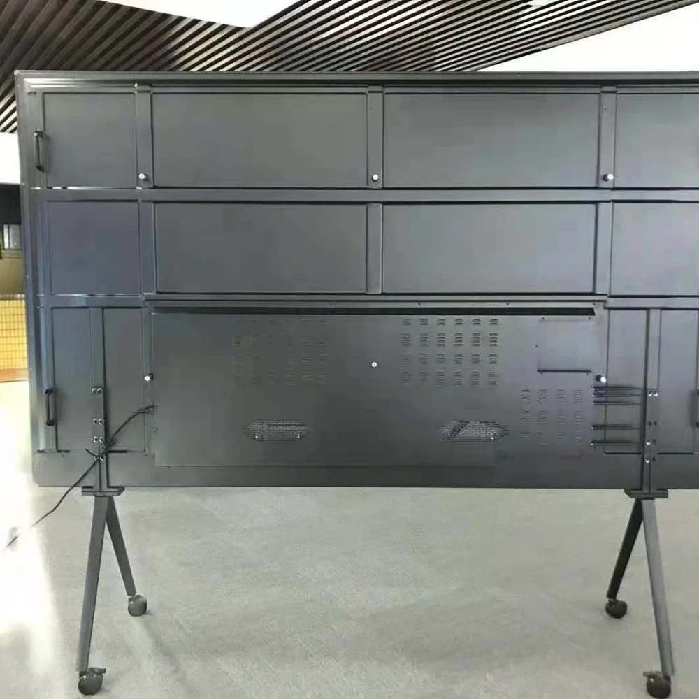 PromptControl 43"49" 55" Inch Outdoor High Brightness OEM 4K Lcd Wall Mounted IP65 Waterproof Lcd Display Touch Screen Monitor