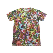 Unisex O Neck All Over Print Sublimated t Shirts