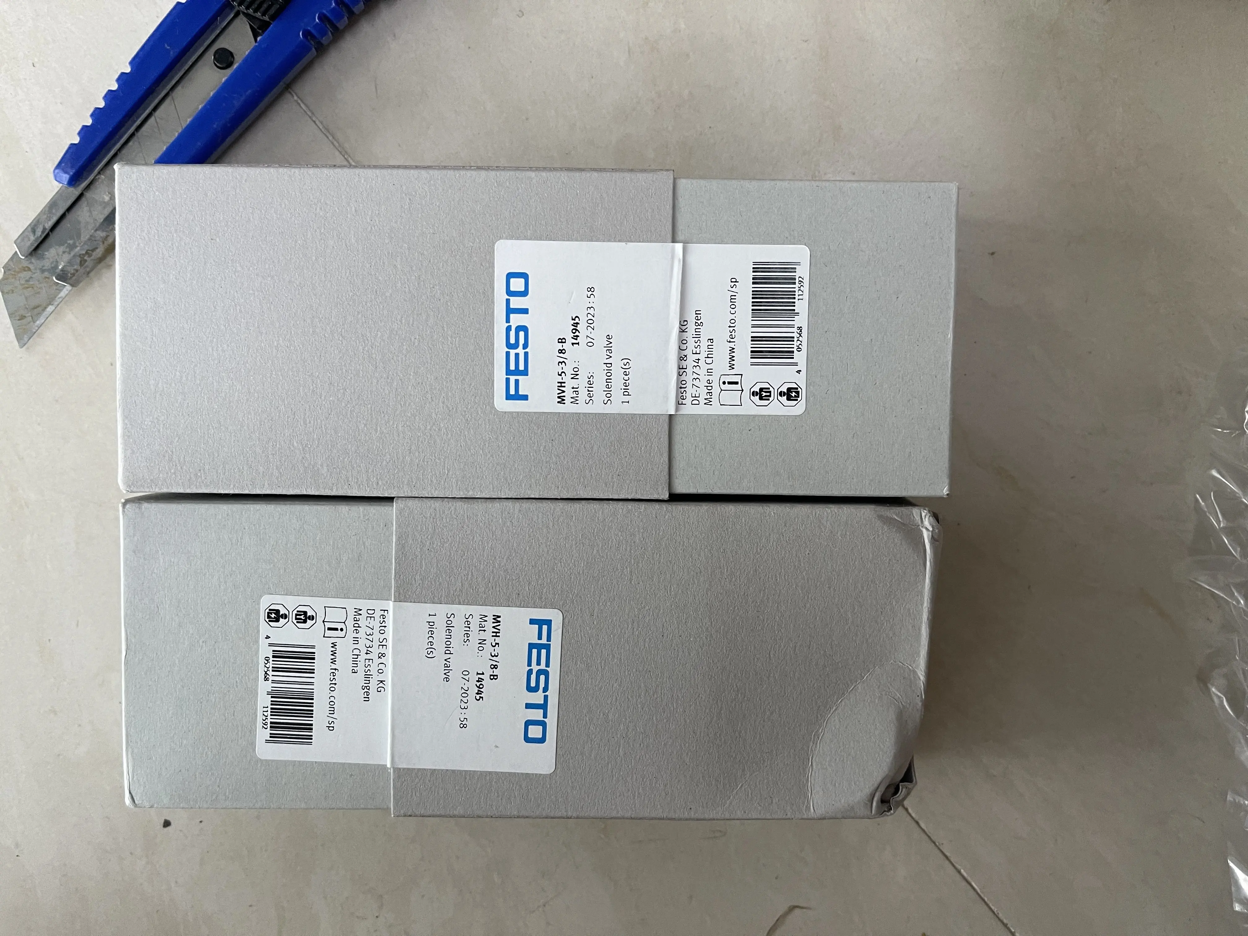 Festo Solenoid Valve MVH-5-3/8-B 14945